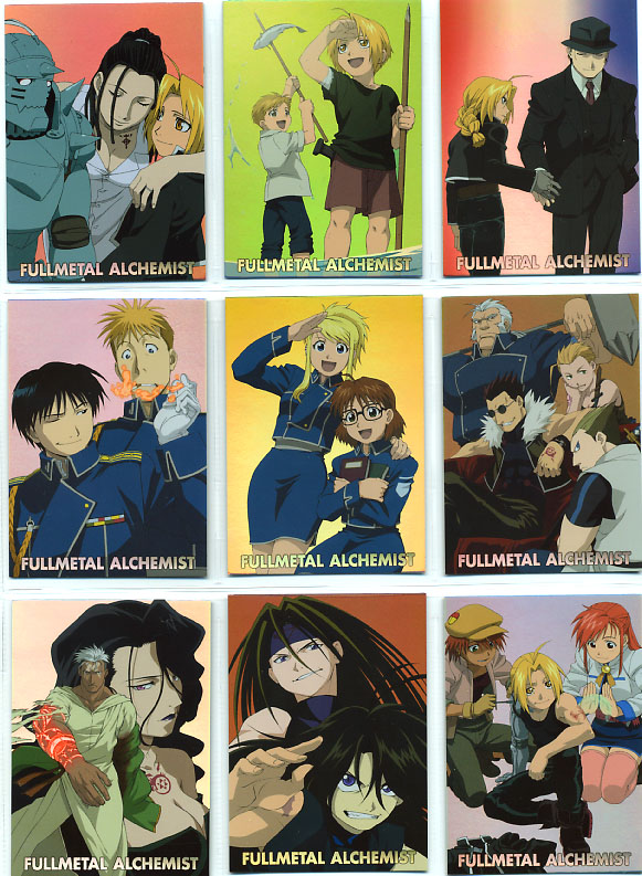 MEGAHOUSE 2003 FULLMETAL ALCHEMIST PHOTO COLLECTION SERIES 1 TRADING CARDS PACK