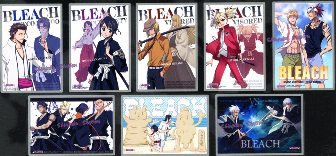 Bleach Cardass Masters Holographic Foil Rare Cards Set of 3 · Zetsueix Anime  · Online Store Powered by Storenvy