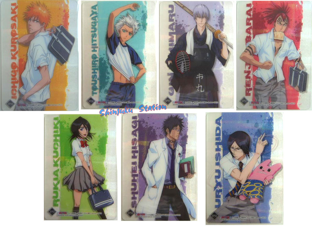 Bleach Cardass Masters Holographic Foil Rare Cards Set of 3 · Zetsueix Anime  · Online Store Powered by Storenvy